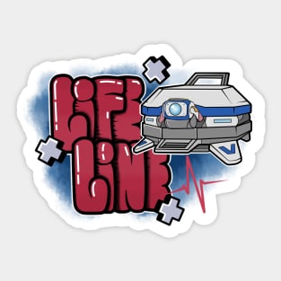 Apex legends graffiti - LifeLine Sticker